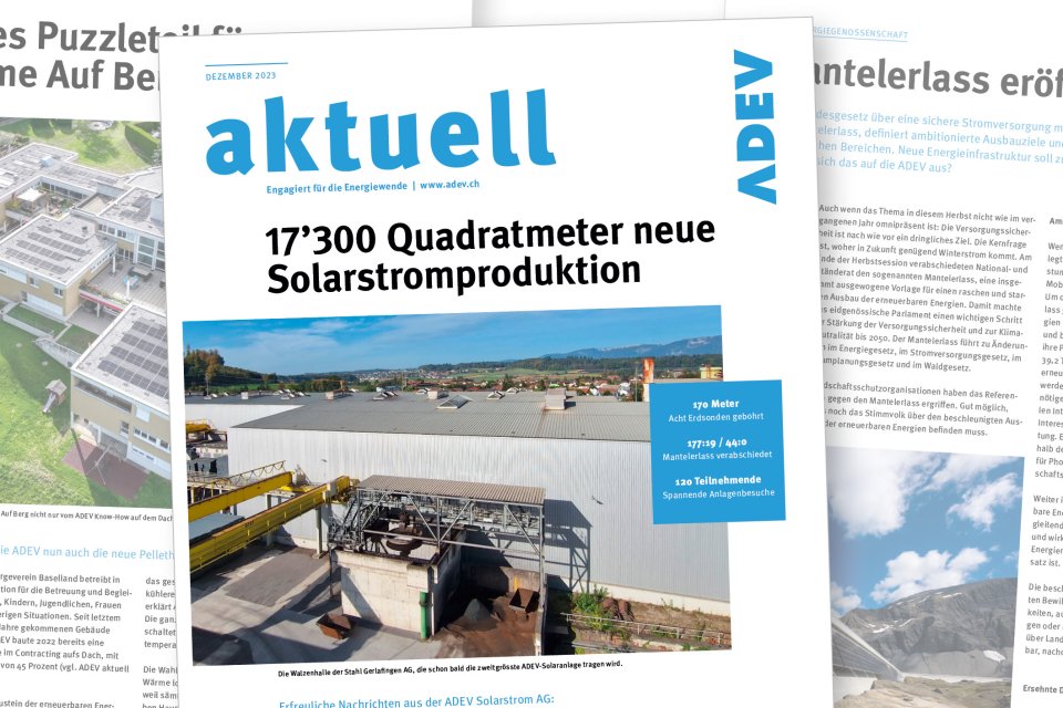 Druckfrisch: ADEV aktuell 04/2023