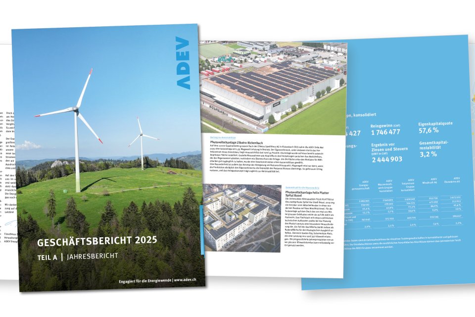 ADEV steigerte Energieproduktion und Gewinn