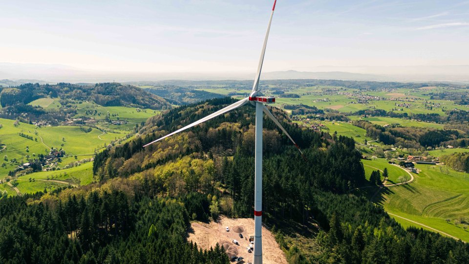 Zweites Windrad im S&uuml;dschwarzwald am Netz